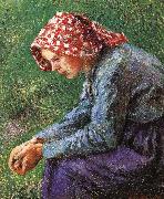 Camille Pissarro Sitting Sweden oil painting artist